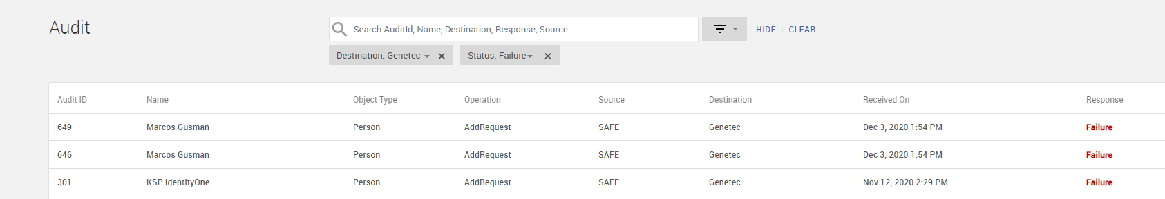 How audit logs can be used to troubleshoot issues?